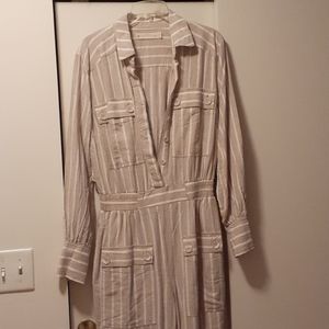 Vintage style striped Jumpsuit